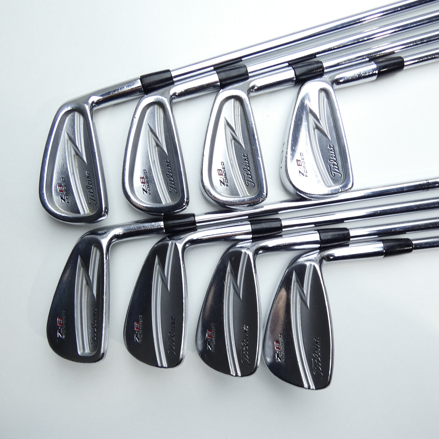 Used Titleist ZB Forged Iron Set / 3 - PW / Stiff Flex - Replay Golf 