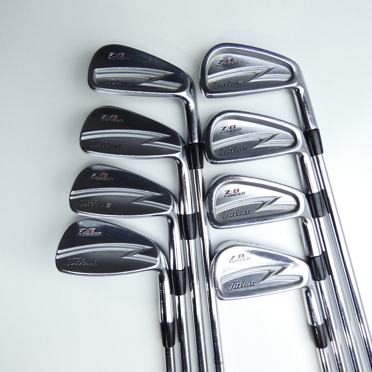 Used Titleist ZB Forged Iron Set / 3 - PW / Stiff Flex - Replay Golf 