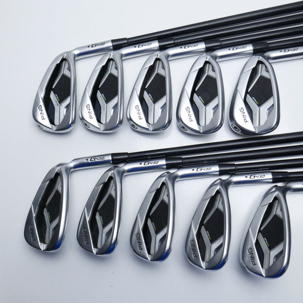 Used Ping G430 Iron Set / 5 - 54 + 45° + 50° + 58 / Regular Flex