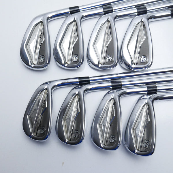 Used Wilson D9 Forged Iron Set / 4 - PW + GW / Stiff Flex