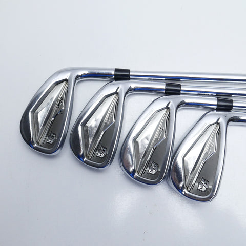 Used Wilson D9 Forged Iron Set / 4 - PW + GW / Stiff Flex