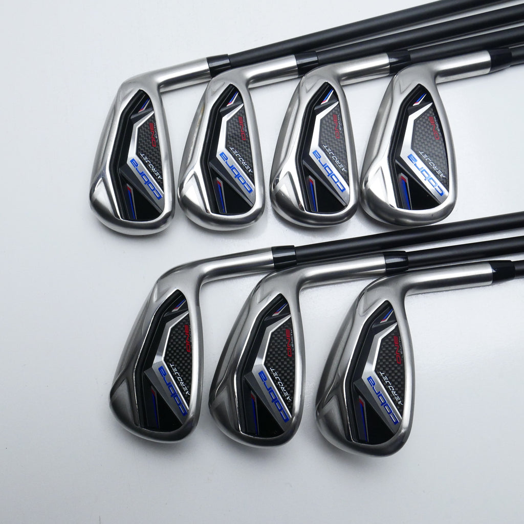 Used Cobra Aerojet One Length Iron Set / 5 - PW + GW / Regular Flex