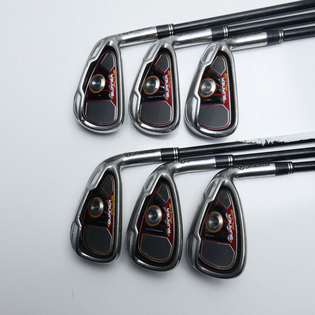 Used TaylorMade Burner Plus Iron Set / 4 - 9 IRON / Regular Flex