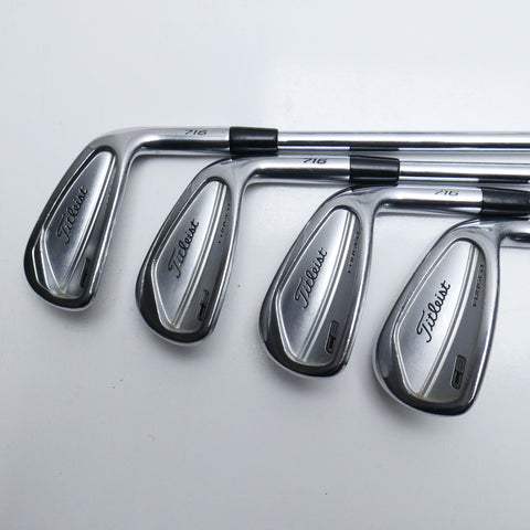 Used Titleist CB 716 Iron Set / 3 - PW / Stiff Flex