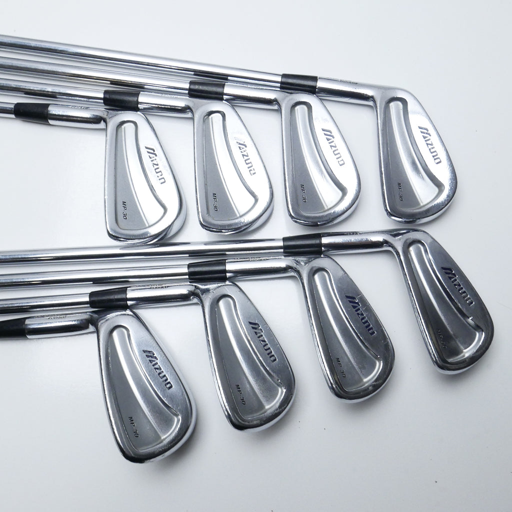 Used Mizuno MP-30 Iron Set / 3 - PW / Regular Flex / Left-Handed