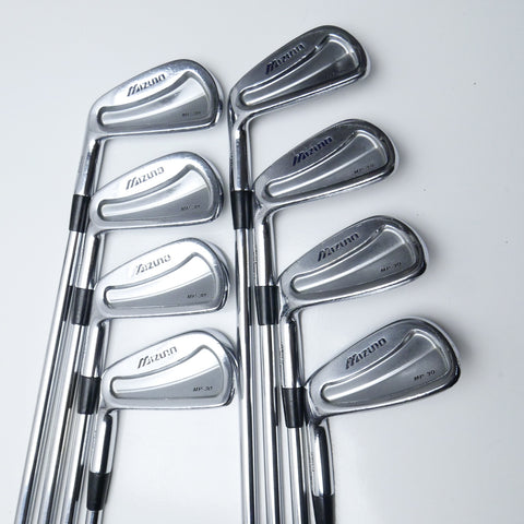 Used Mizuno MP-30 Iron Set / 3 - PW / Regular Flex / Left-Handed