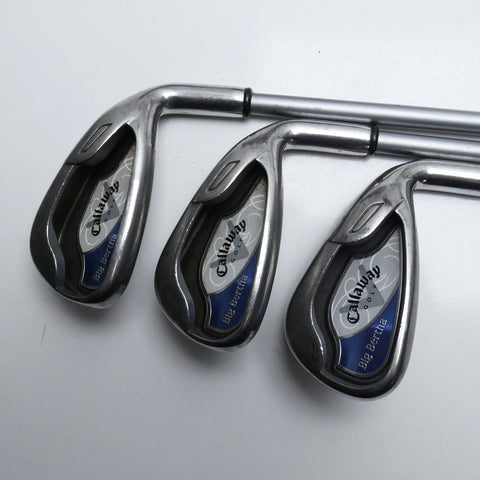 Used Callaway Big Bertha 2008 Iron Set / 5 - PW / Ladies Flex