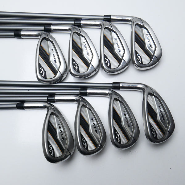 Used Callaway Mavrik Iron Set / 5 - PW + GW + AW / Regular Flex / Left-Handed