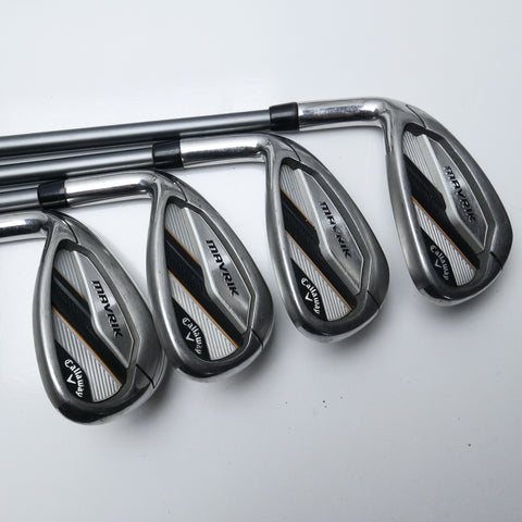 Used Callaway Mavrik Iron Set / 5 - PW + GW + AW / Regular Flex / Left-Handed