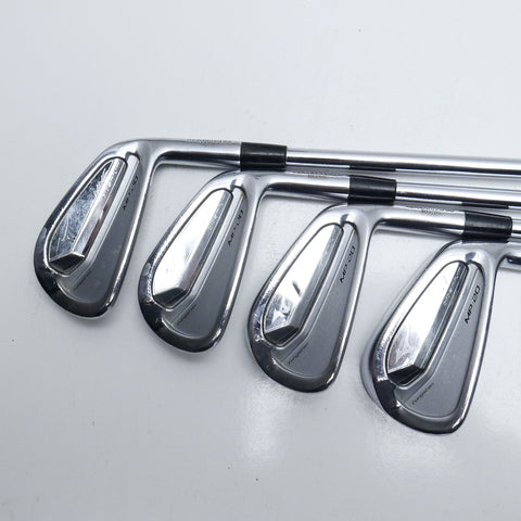 Used Mizuno MP-20 MMC Iron Set / 4 - PW / X-Stiff Flex