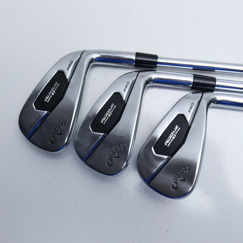 Used Callaway Rogue ST Pro Iron Set / 6 - PW / Regular Flex