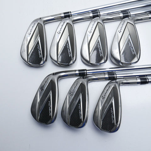 Used TaylorMade Stealth Iron Set / 5 - PW + AW / Regular Flex