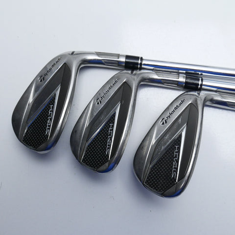 Used TaylorMade Stealth Iron Set / 5 - PW + AW / Regular Flex