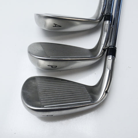 Used TaylorMade Stealth Iron Set / 5 - PW + AW / Stiff Flex