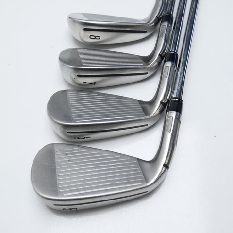 Used TaylorMade Stealth Iron Set / 5 - PW + AW / Stiff Flex