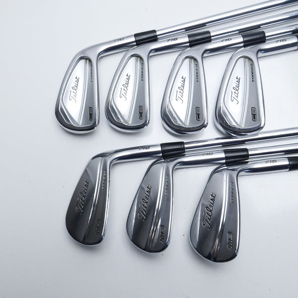 Used Titleist CB 716 & MB 716 Combo Set Iron Set / 4 - PW / X-Stiff Flex