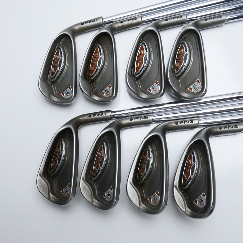 Used Ping G10 Iron Set / 4 - SW / Regular Flex