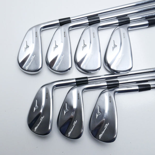 Used Mizuno Pro 245 Iron Set / 4 - PW / Stiff Flex