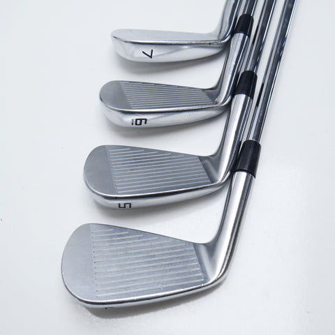 Used TaylorMade P7MB 2020 Iron Set / 4 - PW / Stiff Flex