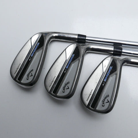 Used Callaway Paradym Ai Smoke Iron Set / 5 - PW / Regular Flex