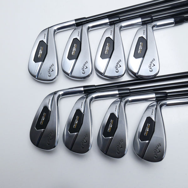Used Callaway Rogue ST Pro Iron Set / 4 - PW + AW / Regular Flex