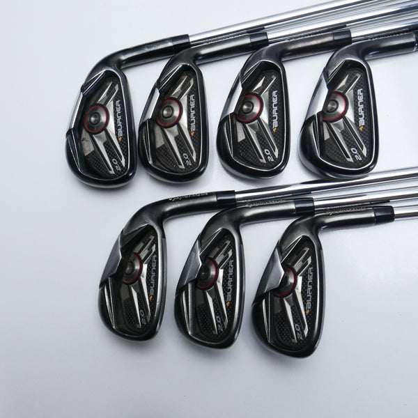 Used TaylorMade Burner 2.0 Iron Set / 4 - PW / Regular Flex
