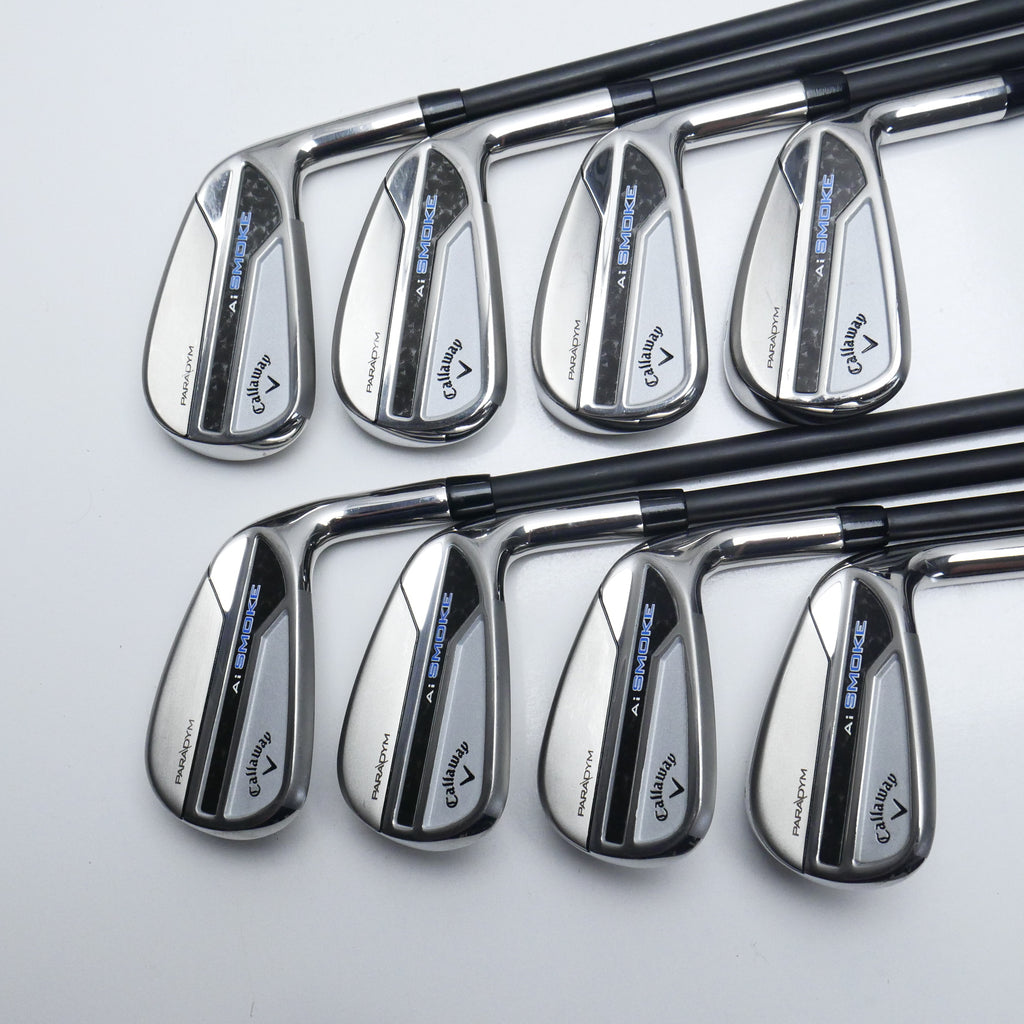 Used Callaway Paradym Ai Smoke Iron Set / 4 - PW + AW / Regular Flex