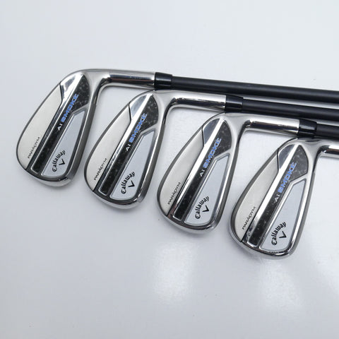 Used Callaway Paradym Ai Smoke Iron Set / 4 - PW + AW / Regular Flex