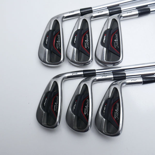 Used Titleist AP1 712 Iron Set / 5 - PW / Stiff Flex