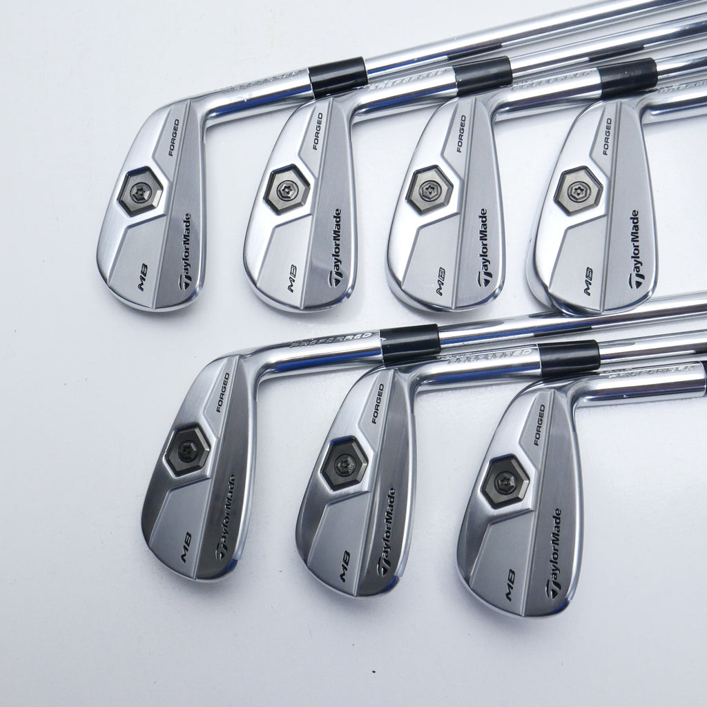 Used TaylorMade Tour Preferred MB 2011 Iron Set / 4 - PW / Stiff Flex