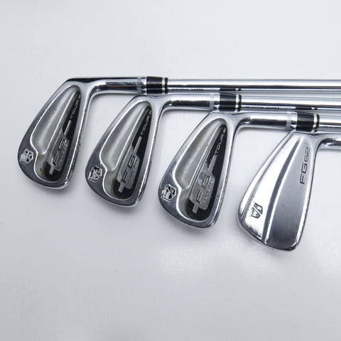 Used Wilson FG Forged Tour & FG62 Combo Iron Set / 4 - PW / Stiff Flex