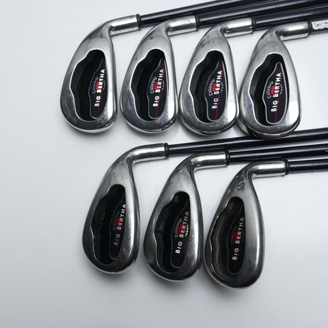 Used Callaway Big Bertha 2004 Iron Set / 5 - SW / Firm Flex
