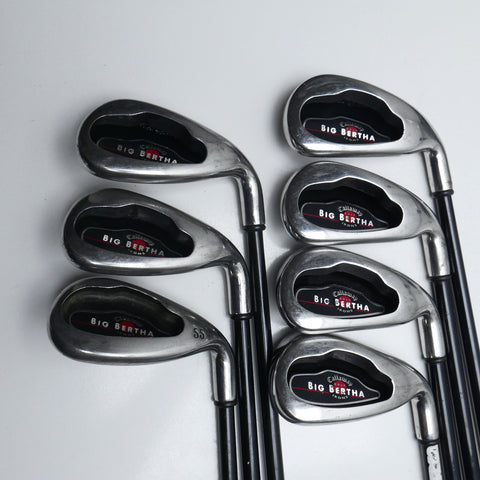 Used Callaway Big Bertha 2004 Iron Set / 5 - SW / Firm Flex