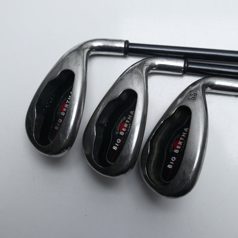 Used Callaway Big Bertha 2004 Iron Set / 5 - SW / Firm Flex