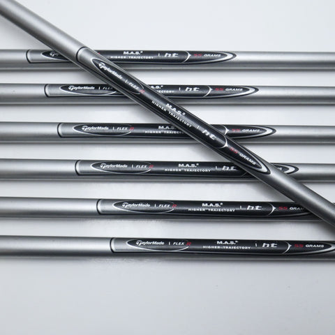 Used TaylorMade RAC HT Iron Set / 4 - 9 IRON + GW / Regular Flex