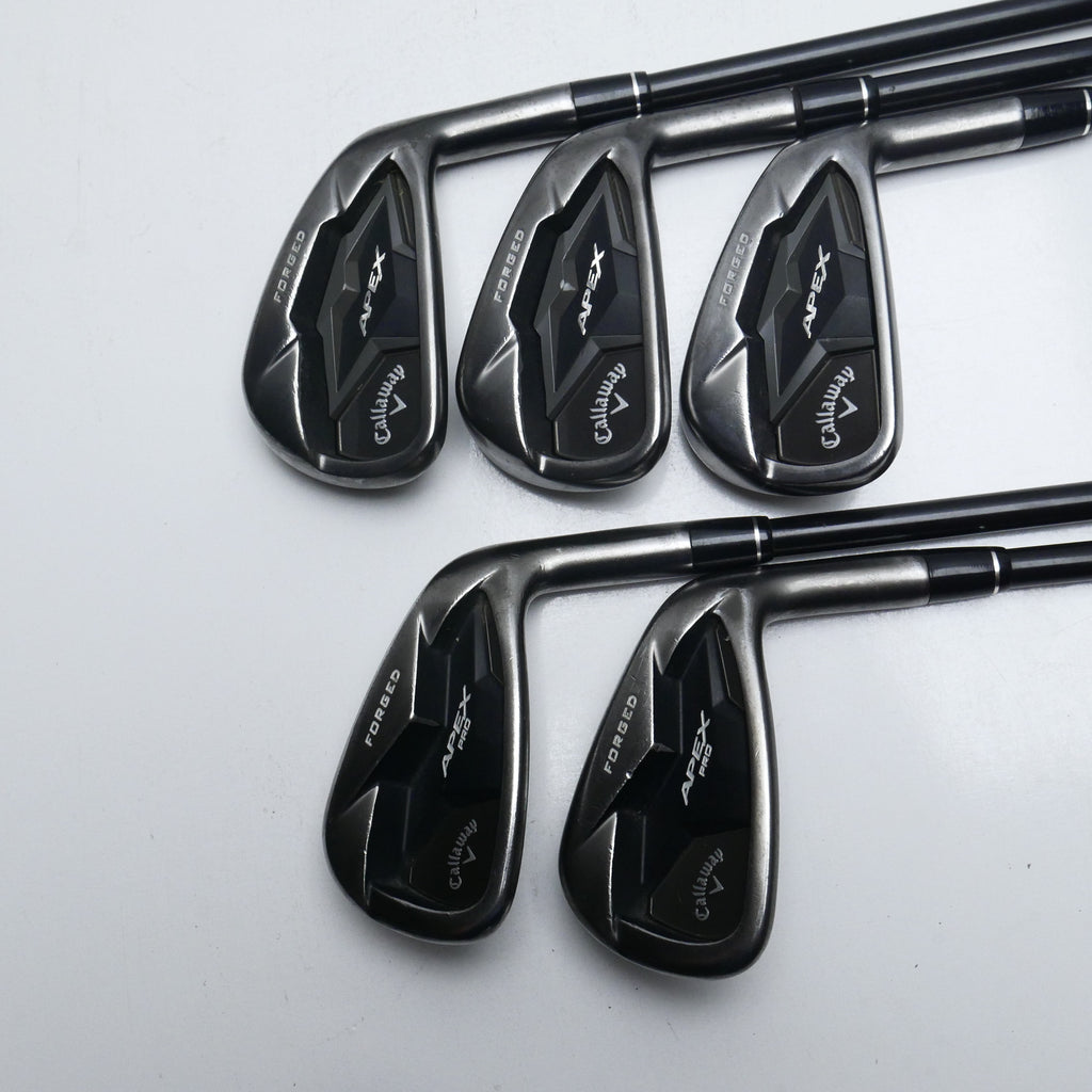 Used Callaway Apex Pro Smoke Iron Set / 5 - 9 IRON / Regular Flex