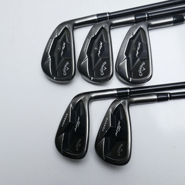 Used Callaway Apex Pro Smoke Iron Set / 5 - 9 IRON / Regular Flex