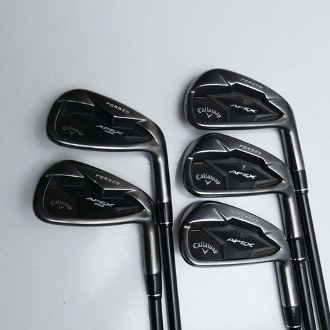 Used Callaway Apex Pro Smoke Iron Set / 5 - 9 IRON / Regular Flex