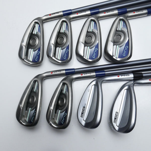 Used Ping G LE Iron Set / 5 - PW + 52 + 58 / Soft Regular Flex