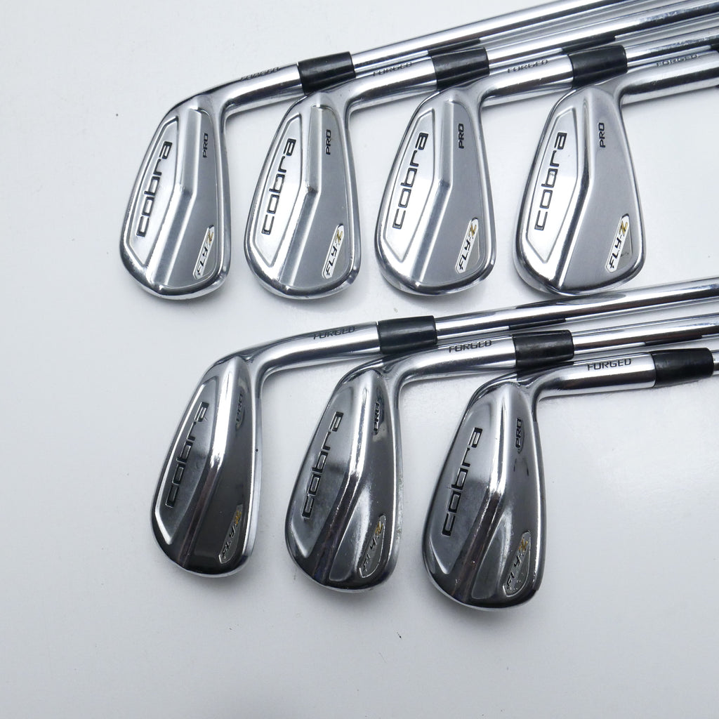 Used Cobra Fly-Z Pro Iron Set / 4 - PW / Stiff Flex