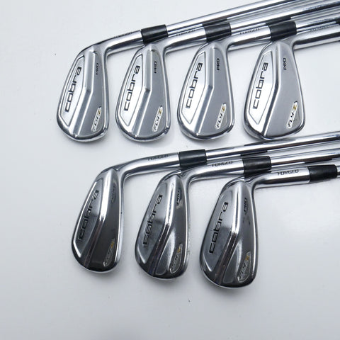 Used Cobra Fly-Z Pro Iron Set / 4 - PW / Stiff Flex