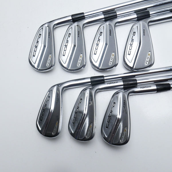 Used Cobra Fly-Z Pro Iron Set / 4 - PW / Stiff Flex