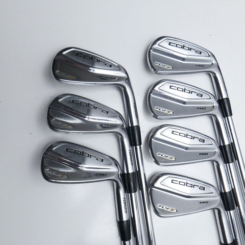 Used Cobra Fly-Z Pro Iron Set / 4 - PW / Stiff Flex