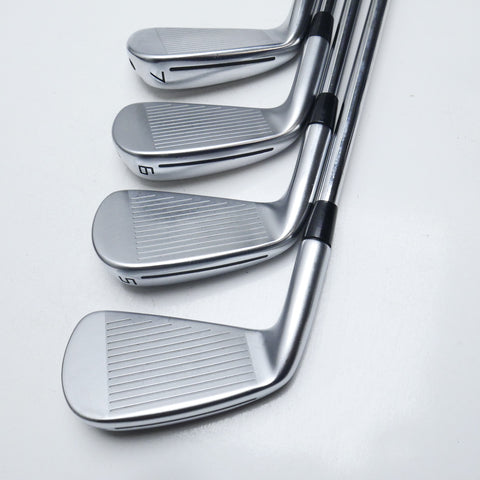 Used TaylorMade P790 2021 Iron Set / 4 - PW + GW / Stiff Flex