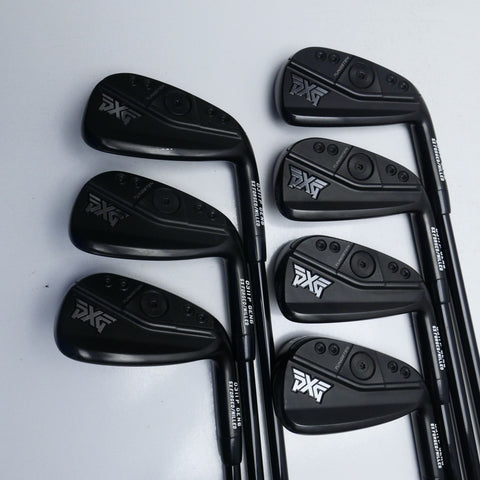Used PXG 0311 P Gen6 Black Label Iron Set / 5 - PW + GW / Lite Flex