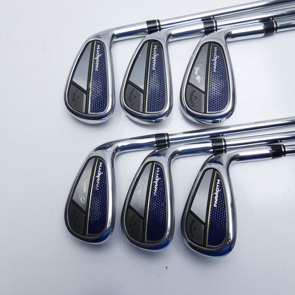Used Callaway Paradym Iron Set / 6 - PW + AW / Stiff Flex