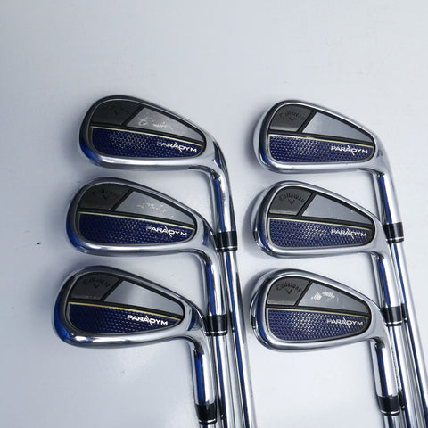 Used Callaway Paradym Iron Set / 6 - PW + AW / Stiff Flex