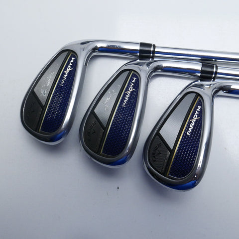 Used Callaway Paradym Iron Set / 6 - PW + AW / Stiff Flex