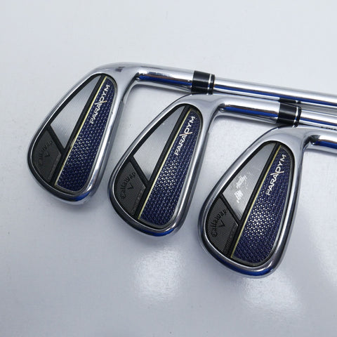 Used Callaway Paradym Iron Set / 6 - PW + AW / Stiff Flex