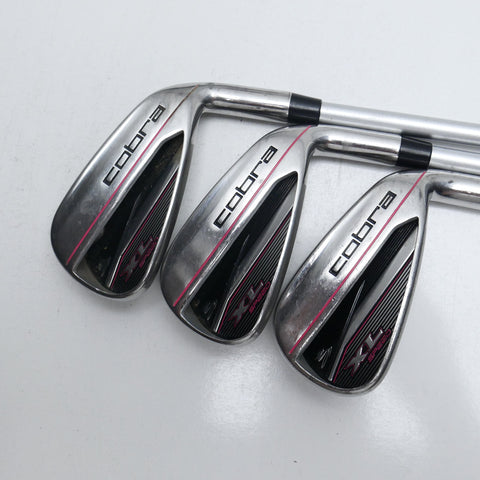 Used Cobra XL Speed Iron Set / 6 - SW / Ladies Flex - Replay Golf 